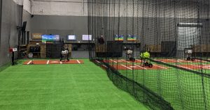 The Lab batting cage view