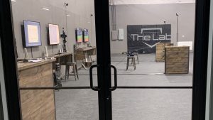 The Lab hitting facility entrance