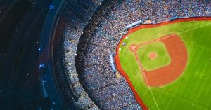 baseball stadium from above